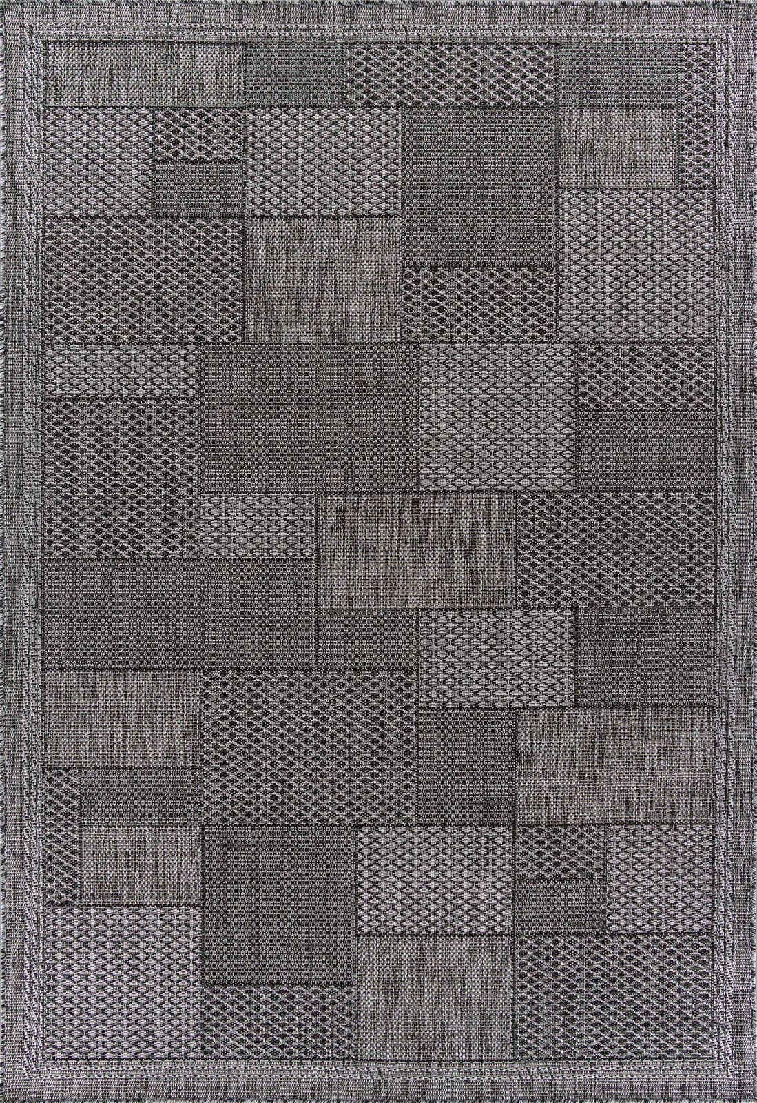 Современная циновка KAIR S148 - DARK GRAY полипропилен Россия