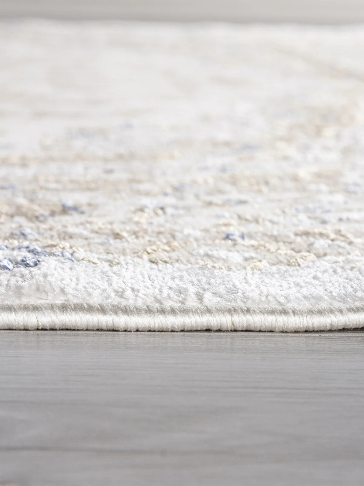 Классический ковер MOSSO 27239A - CREAM / BLUE Heat-set Турция