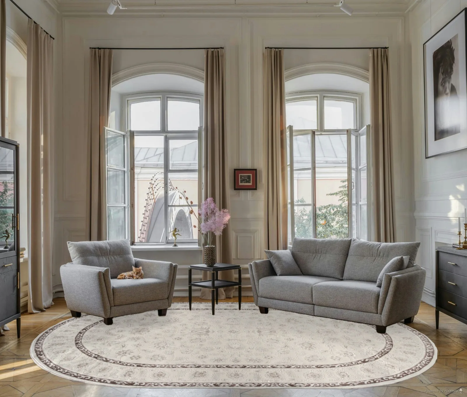 Классический ковер MEXX MX018 - BEIGE Heat-set Турция