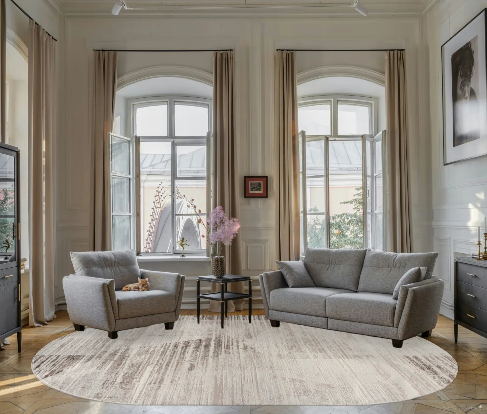Современный ковер MEXX MX015 - BEIGE Heat-set Турция