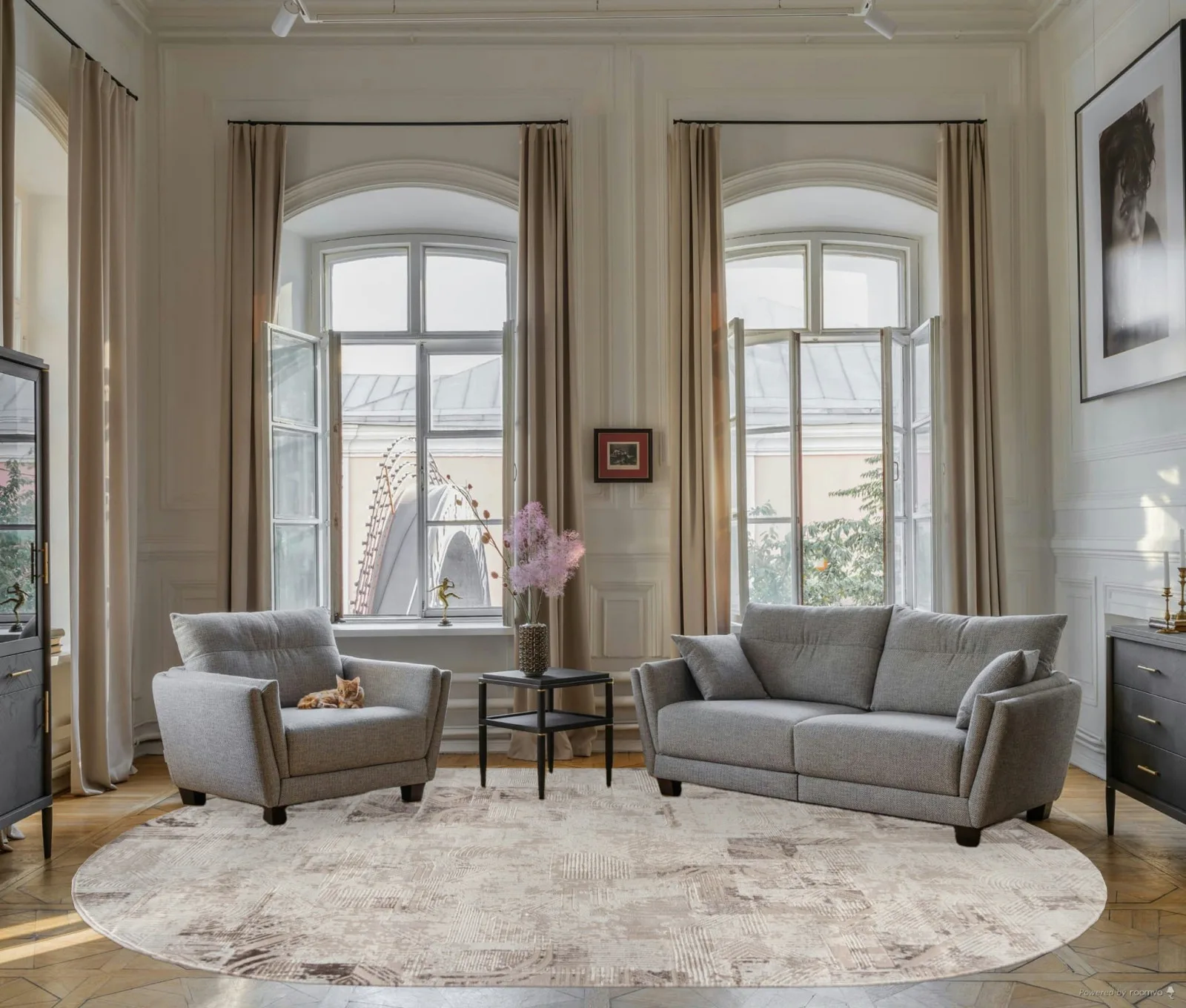 Современный ковер MEXX MX017 - BEIGE Heat-set Турция