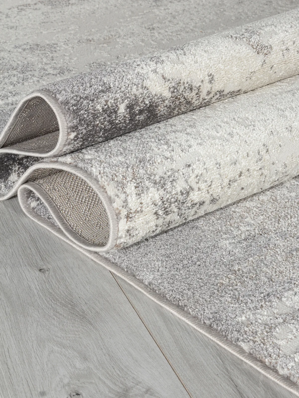 Современный ковер NATUREL D994 - GRAY фризе Россия