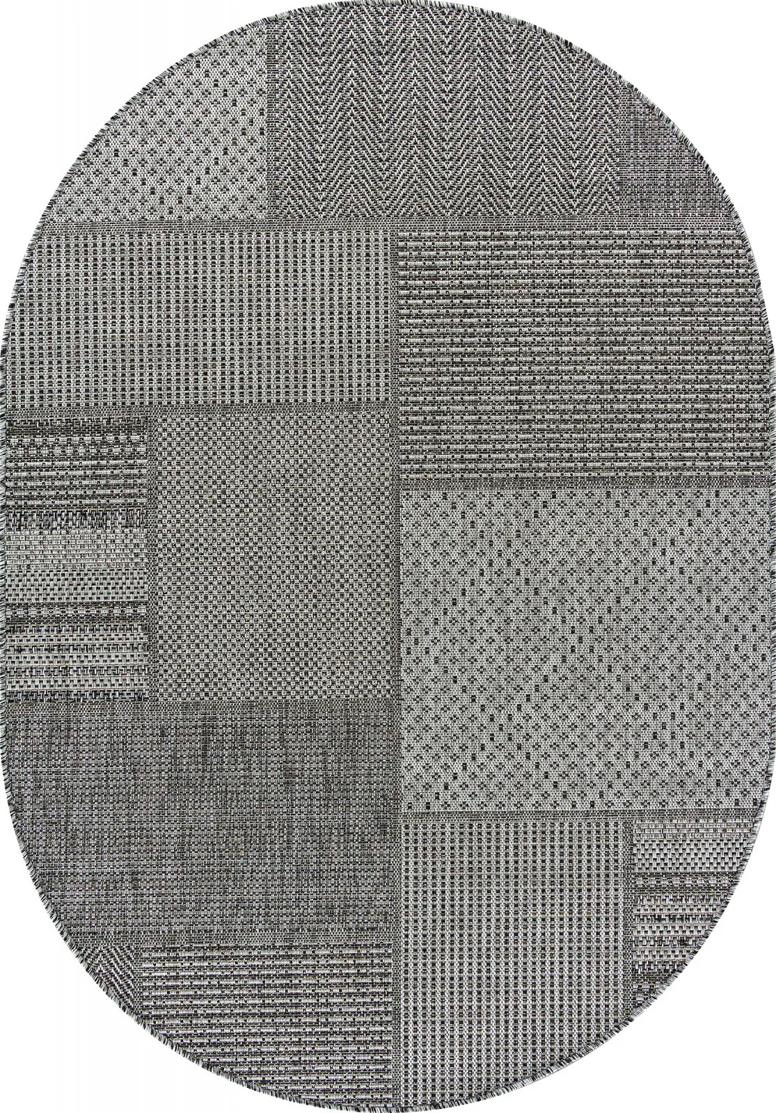 Современная циновка KAIR S139 - DARK GRAY полипропилен Россия
