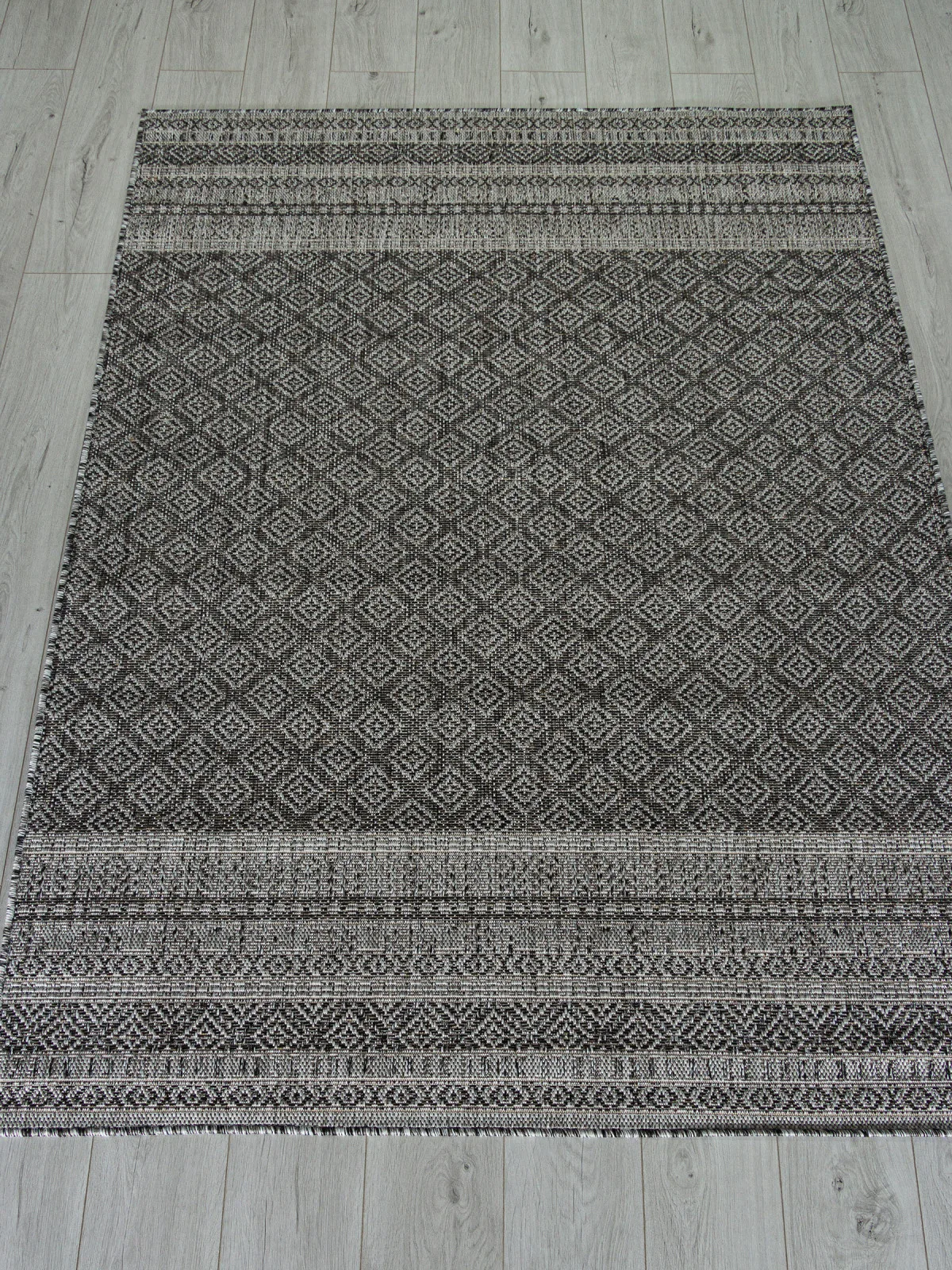 Этническая циновка KAIR S154 - DARK GRAY полипропилен Россия