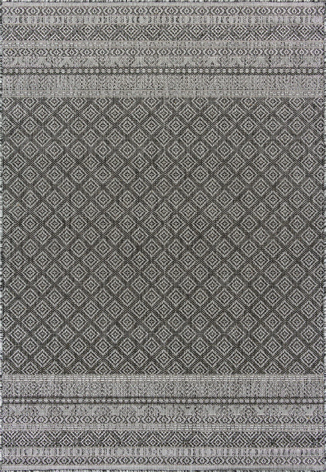 Этническая циновка KAIR S154 - DARK GRAY полипропилен Россия