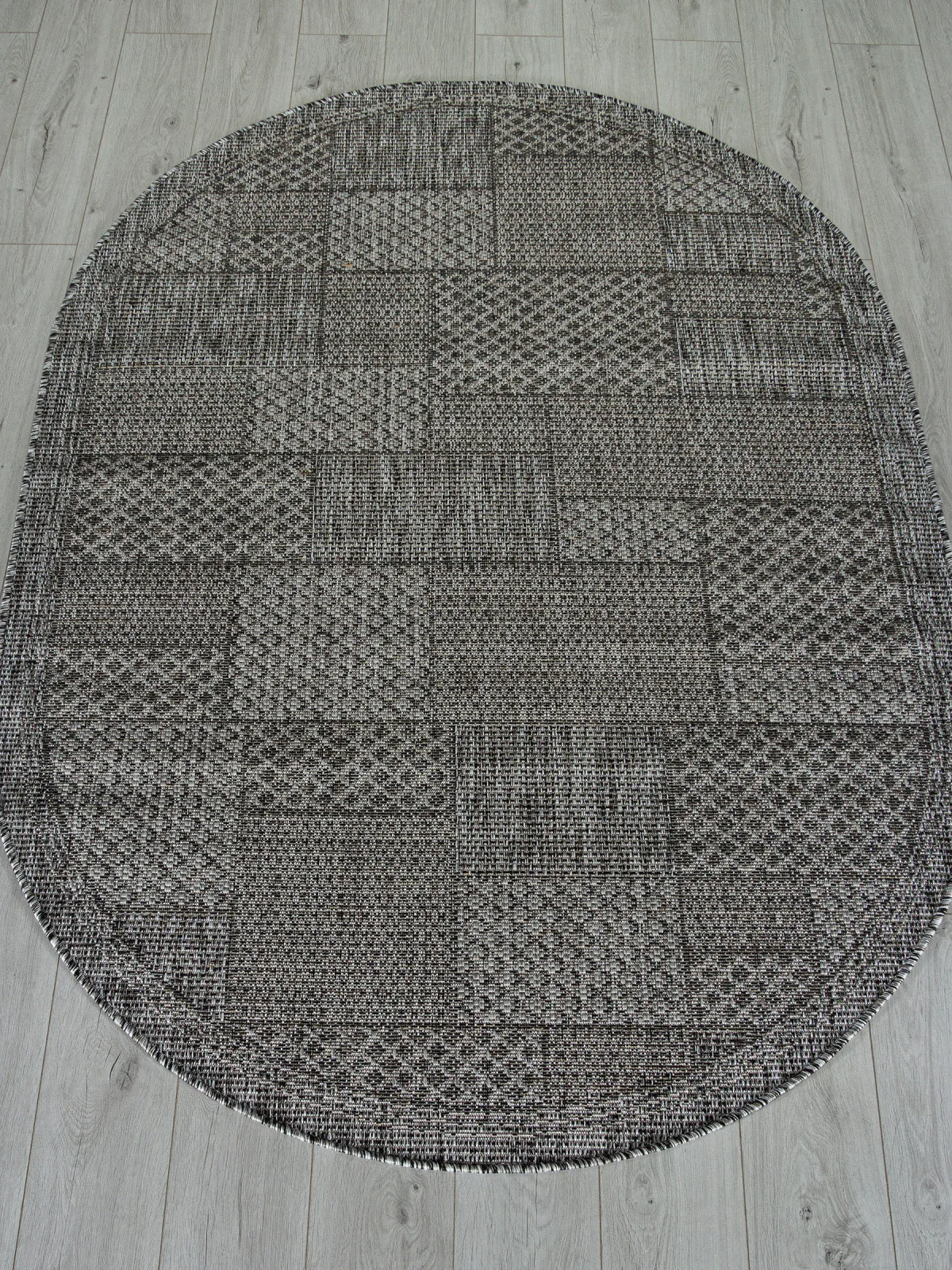 Современная циновка KAIR S148 - DARK GRAY полипропилен Россия