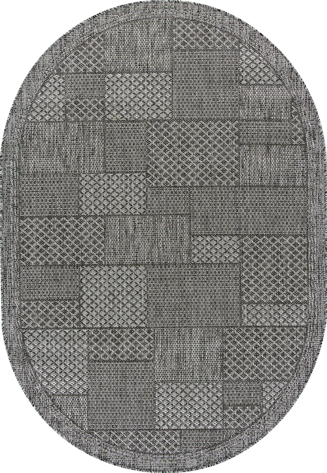 Современная циновка KAIR S148 - DARK GRAY полипропилен Россия