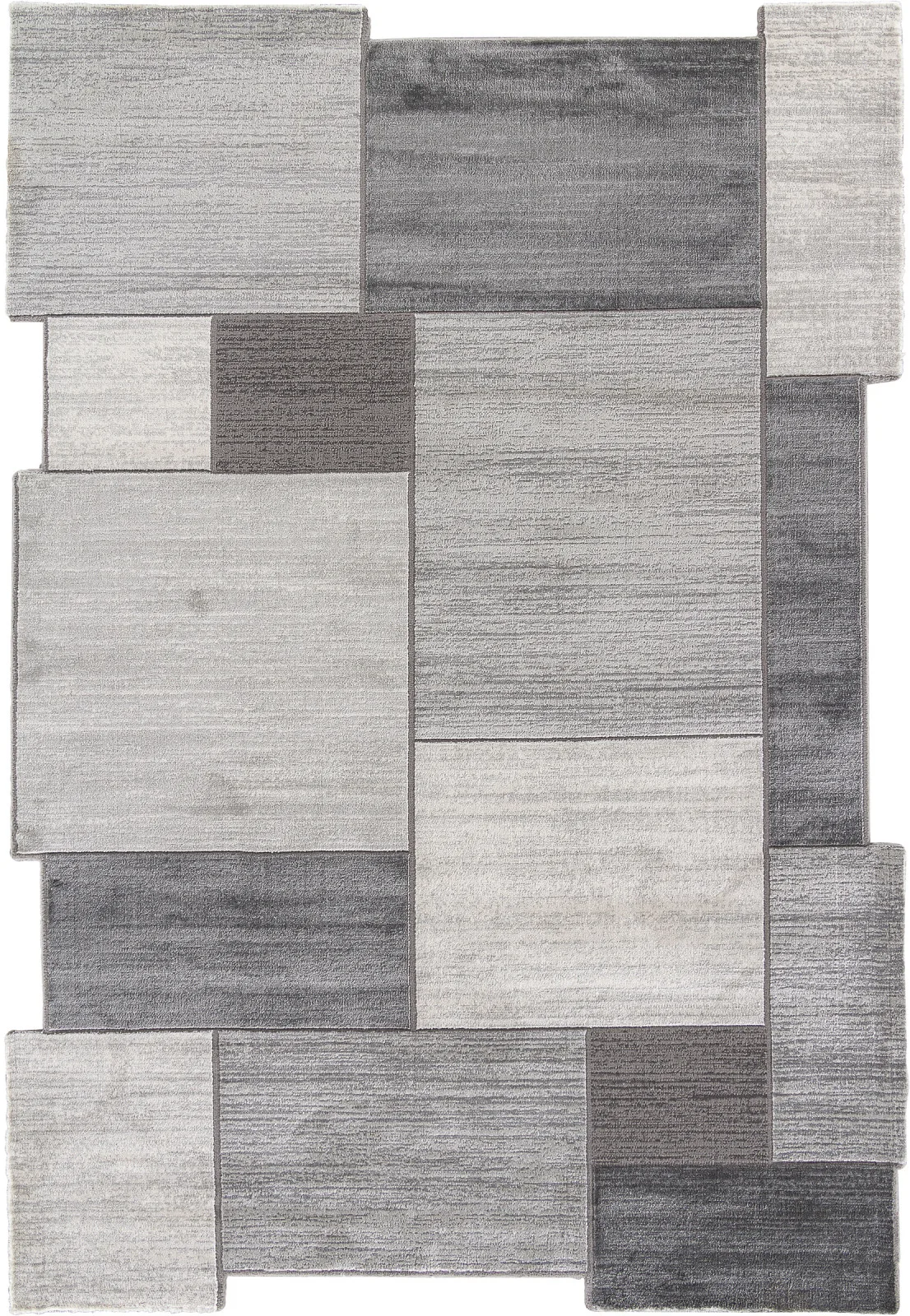 Современный ковер SAFIR 00834G - GREY / GREY Heat-set Турция