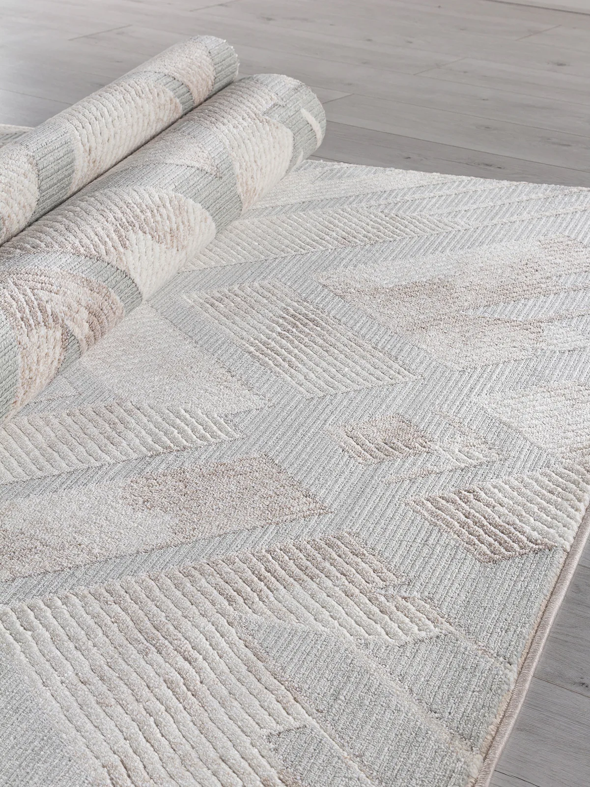 Современный ковер IRIS MP16 - BEIGE Heat-set Россия