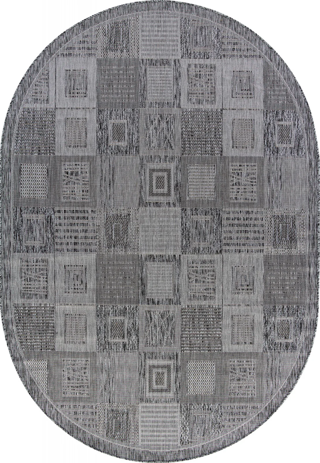 Современная циновка KAIR S138 - DARK GRAY полипропилен Россия