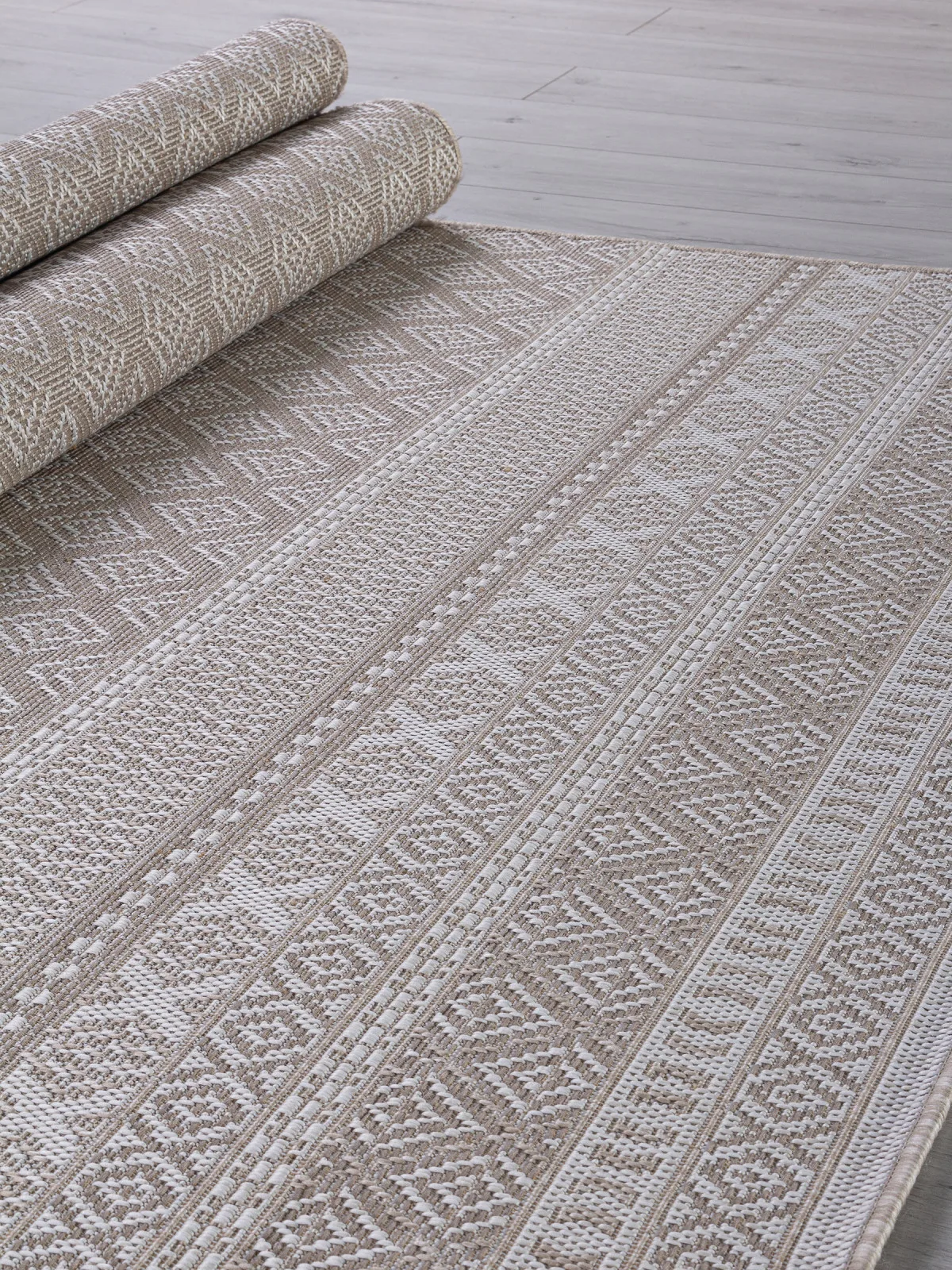 Этническая циновка KAIR S154 - BEIGE полипропилен Россия
