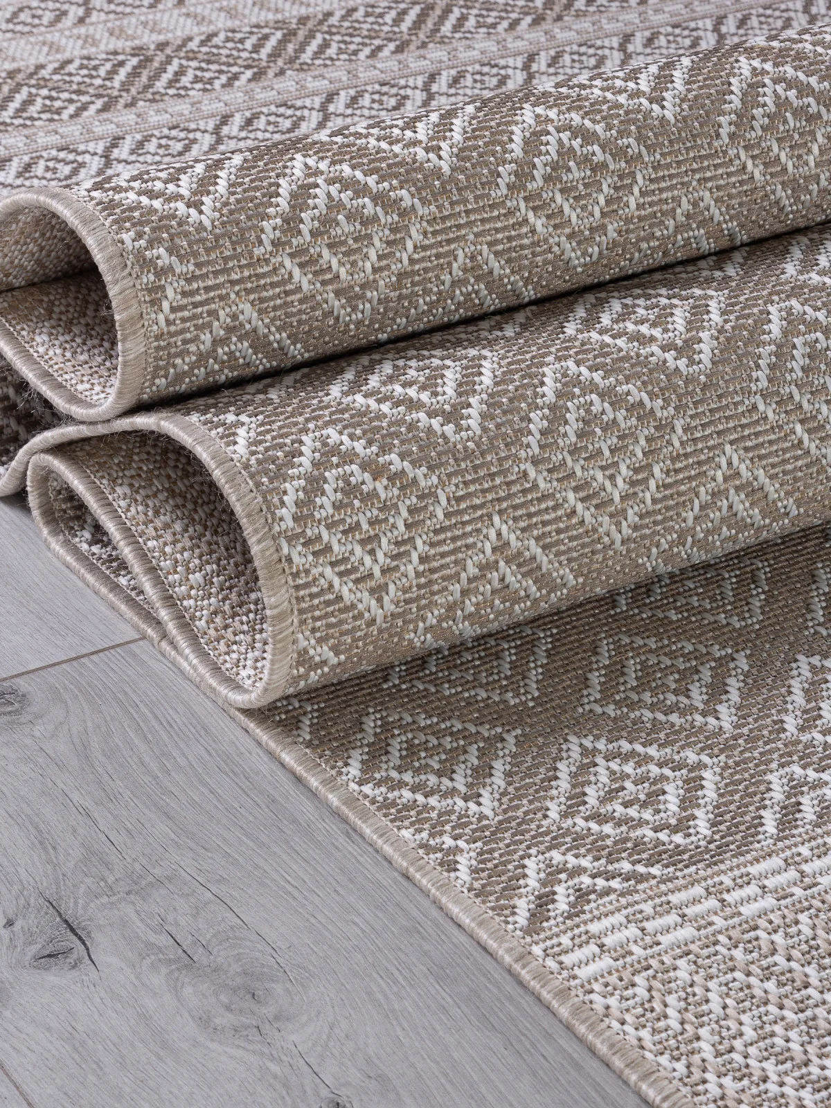 Этническая циновка KAIR S154 - BEIGE полипропилен Россия