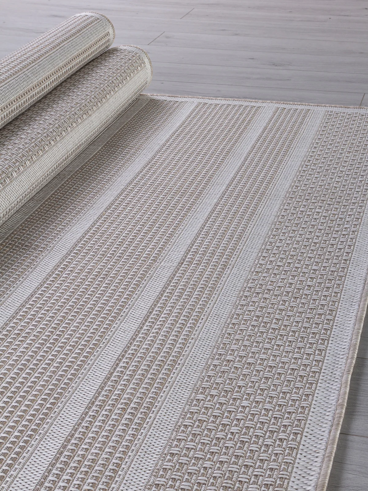 Современная циновка KAIR S157 - BEIGE полипропилен Россия