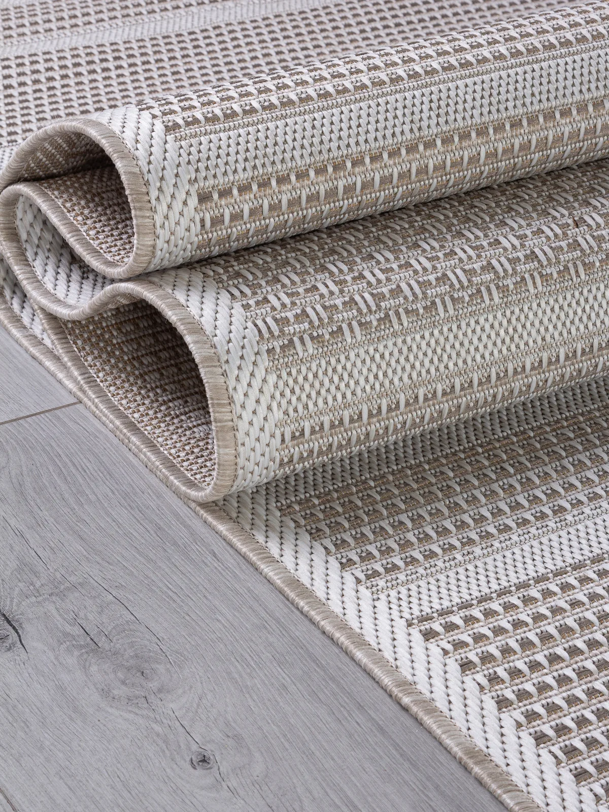 Современная циновка KAIR S157 - BEIGE полипропилен Россия