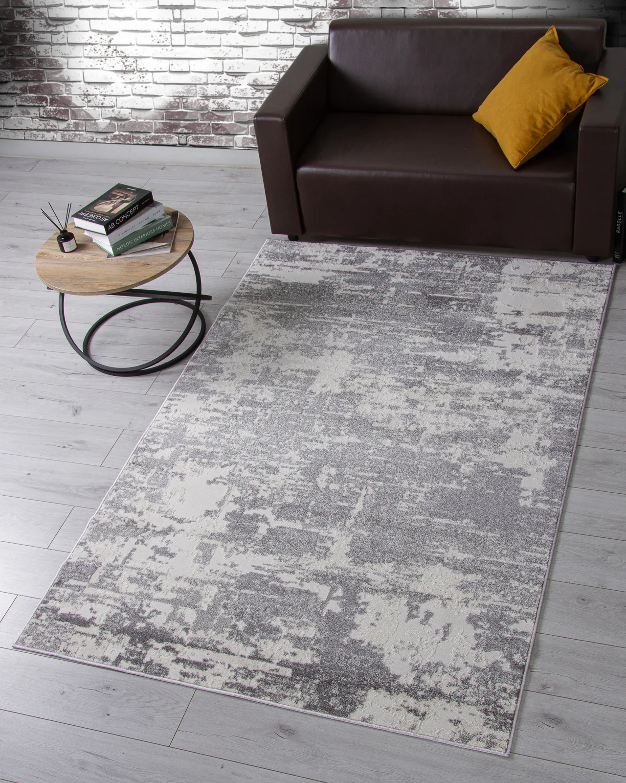 Современный ковер NATUREL F231 - GRAY фризе Россия