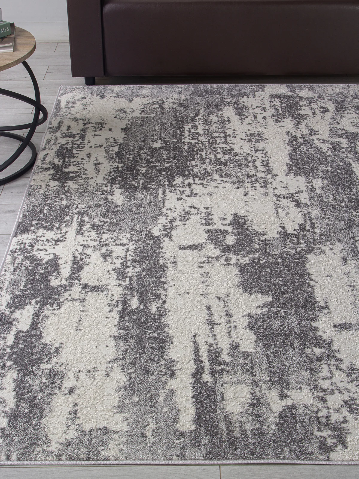 Современный ковер NATUREL F229 - GRAY фризе Россия