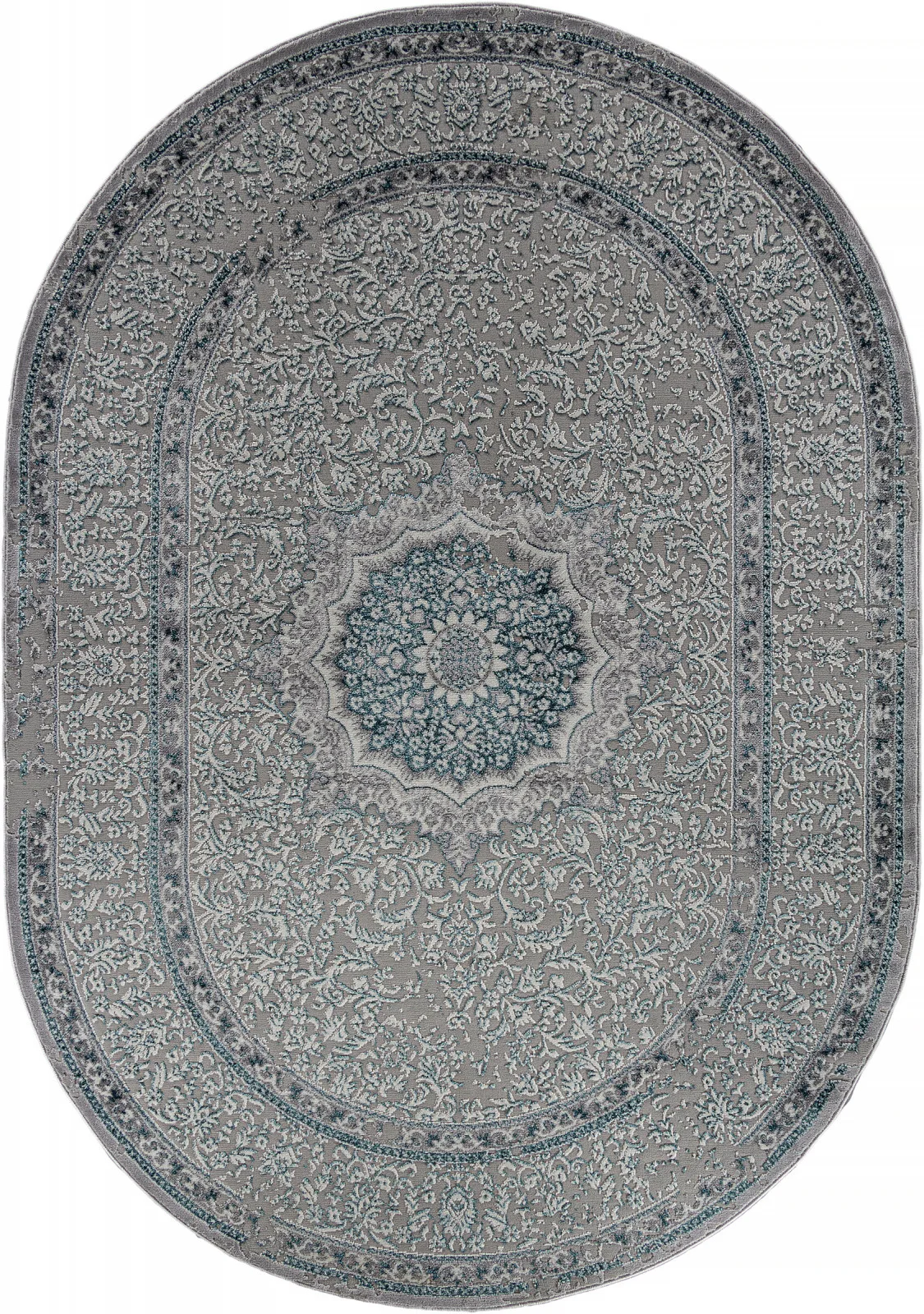 Классический ковер PALERMO F294 - GRAY Heat-set Россия