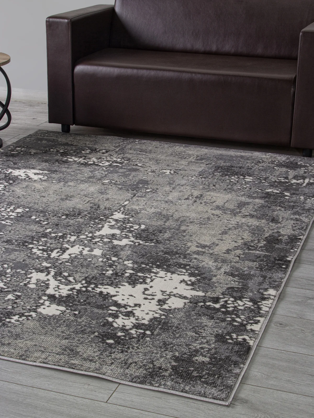 Современный ковер ATLANTIS D996 - LIGHT GRAY Heat-set Россия