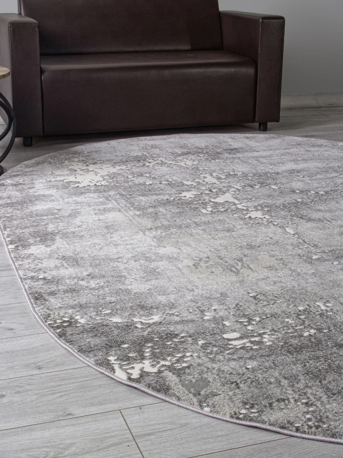 Современный ковер ATLANTIS D996 - LIGHT GRAY Heat-set Россия