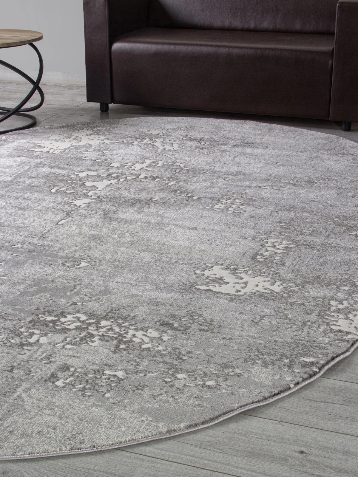 Современный ковер ATLANTIS D996 - LIGHT GRAY Heat-set Россия