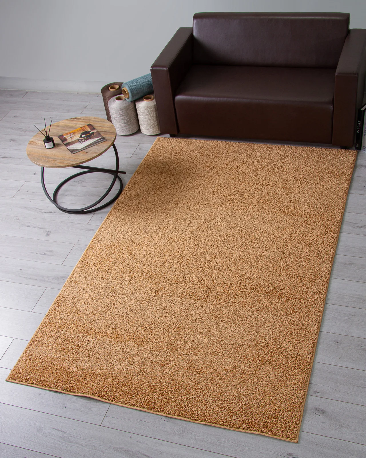 Однотонный ковер LANA T600 - BEIGE 7 полипропилен Россия