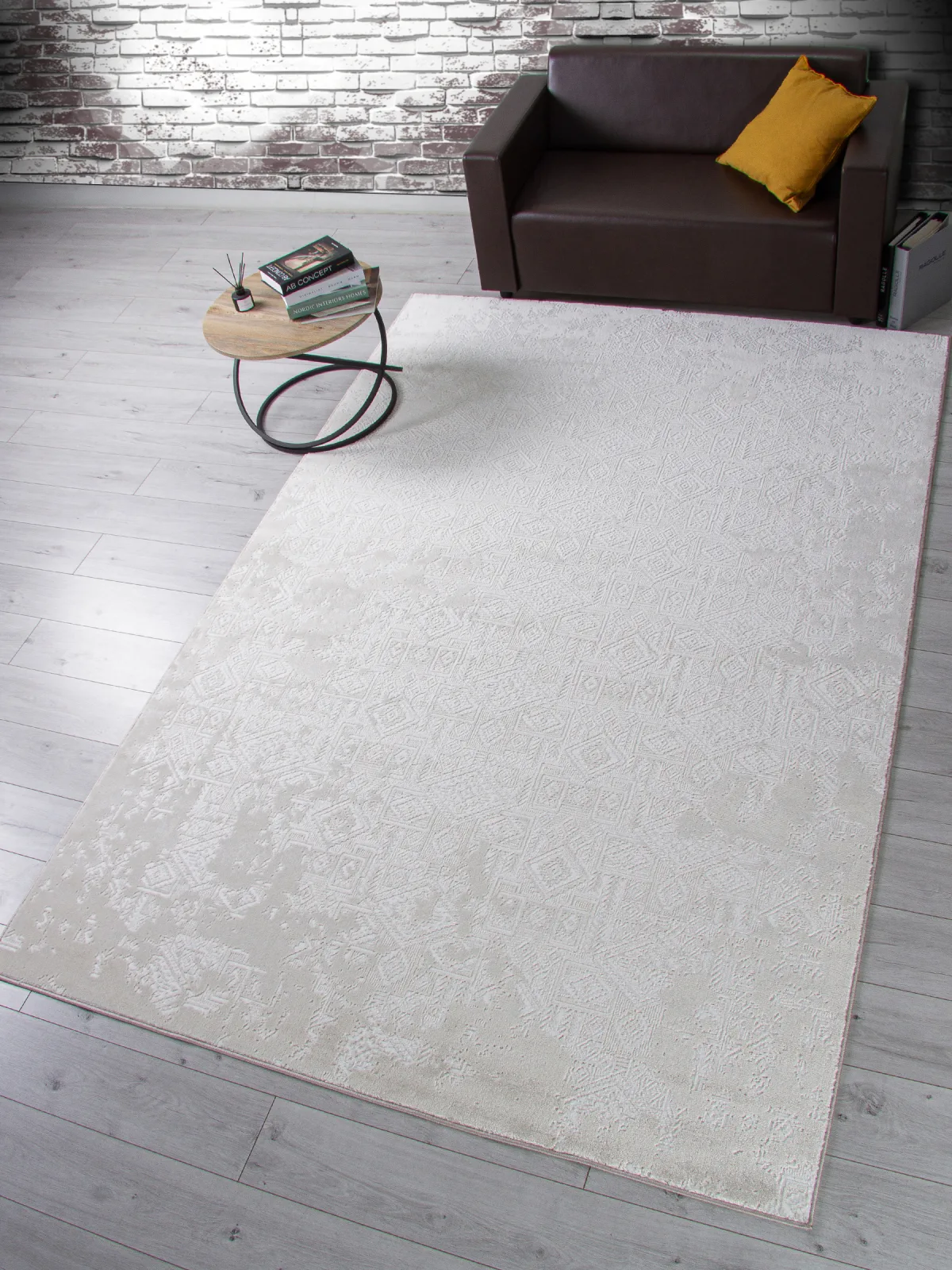 Этнический ковер OSTIN F583 - CREAM Heat-set Россия