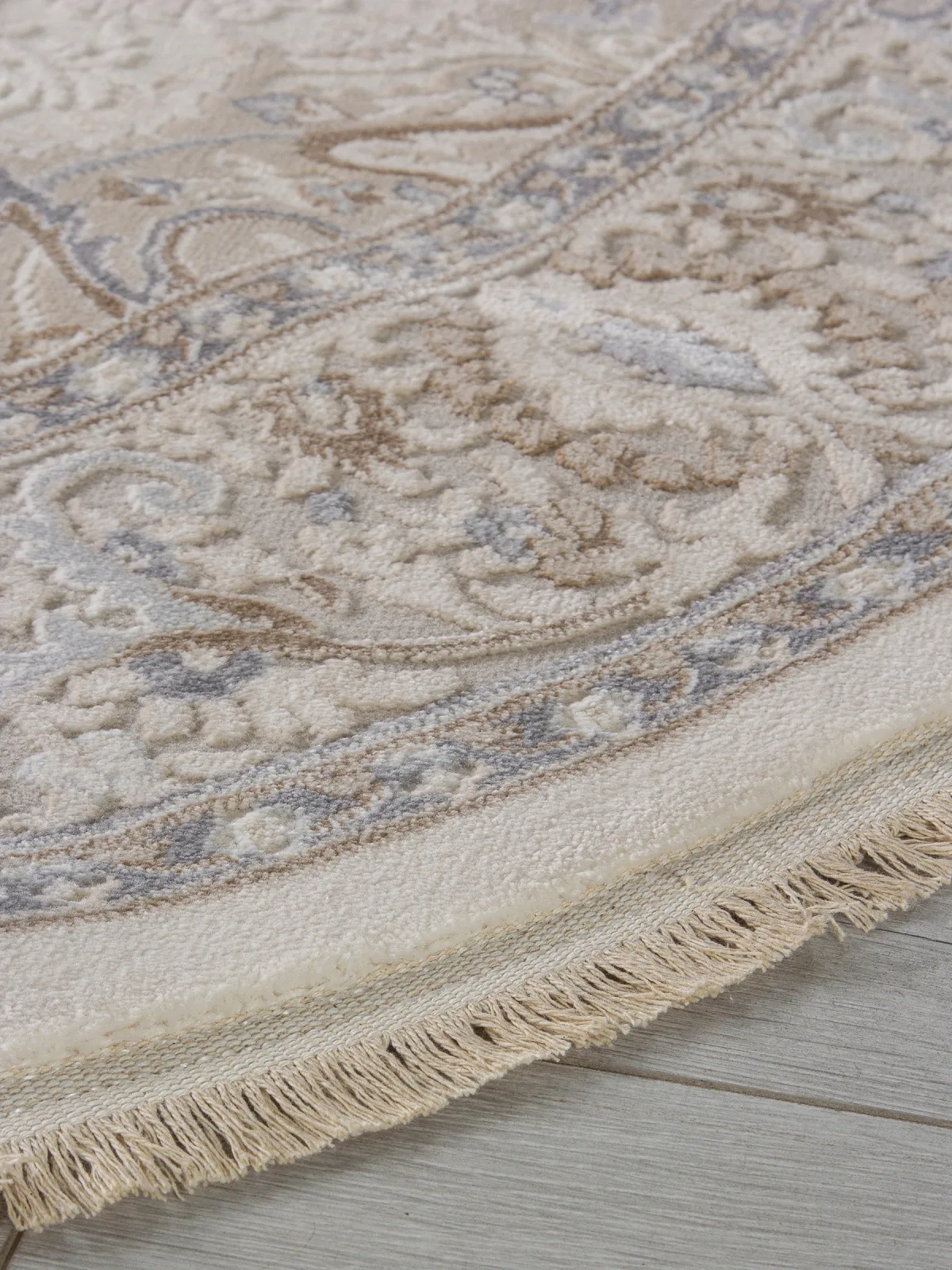 Классический ковер MELODY 35987Z - CREAM / CREAM Heat-set Турция