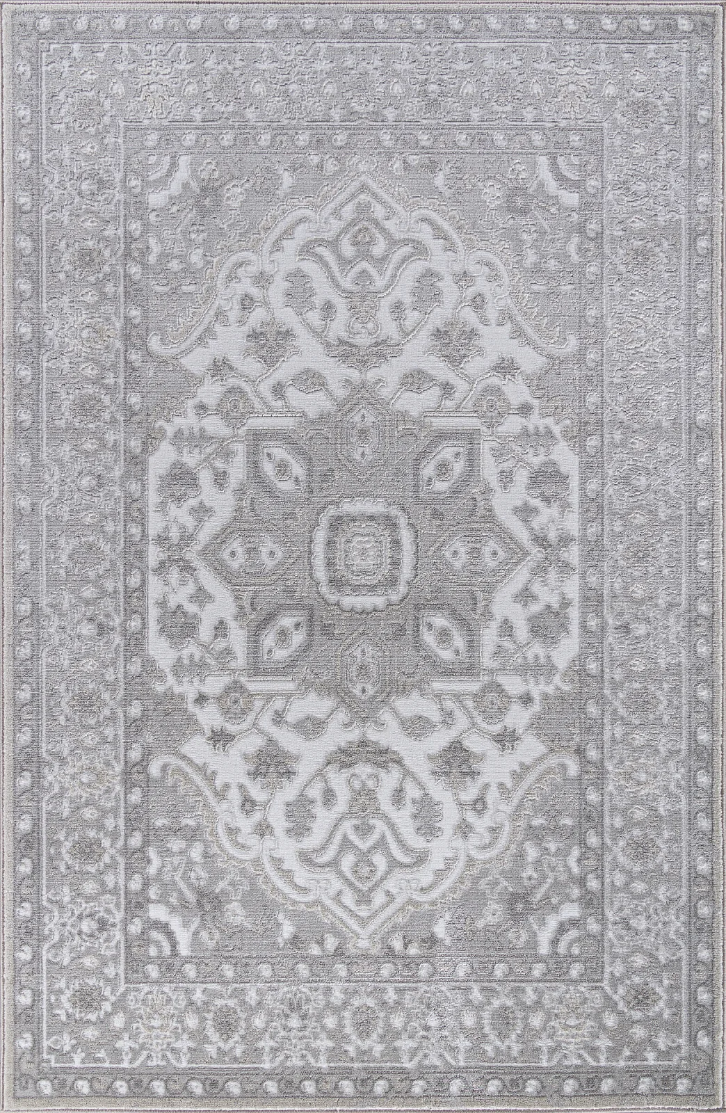 Классический ковер OSTIN F616 - GRAY Heat-set Россия