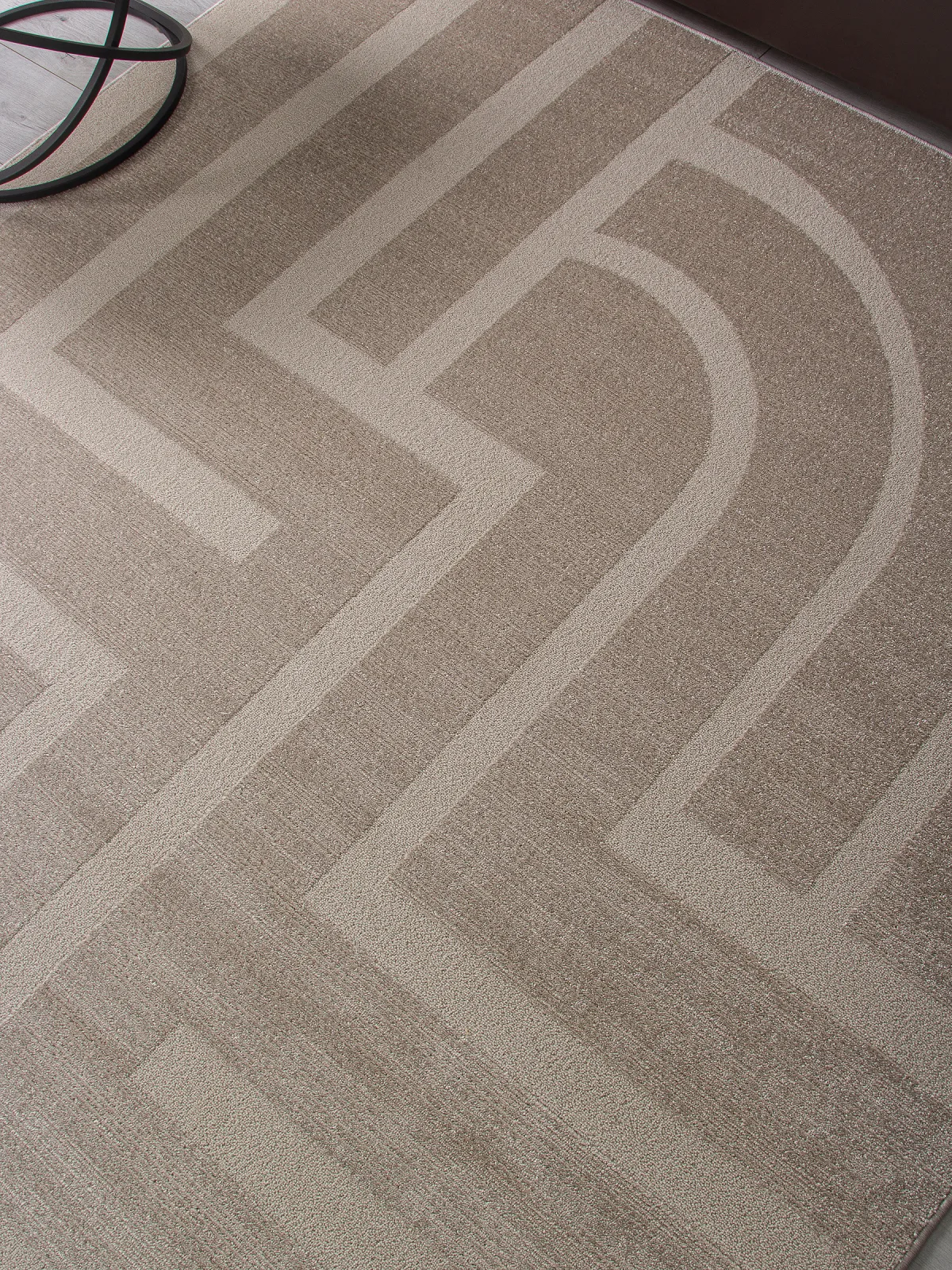 Ковер DIOS F439 - LIGHT BEIGE Heat-set Россия
