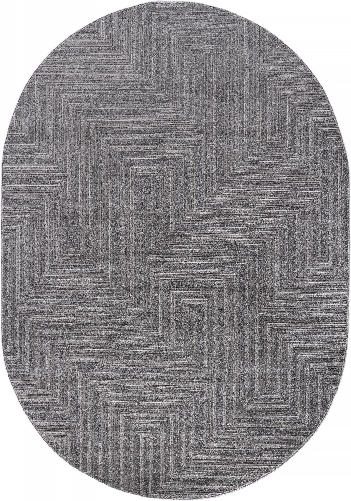 Минимализм ковер DIOS F412 - LIGHT GRAY Heat-set Россия