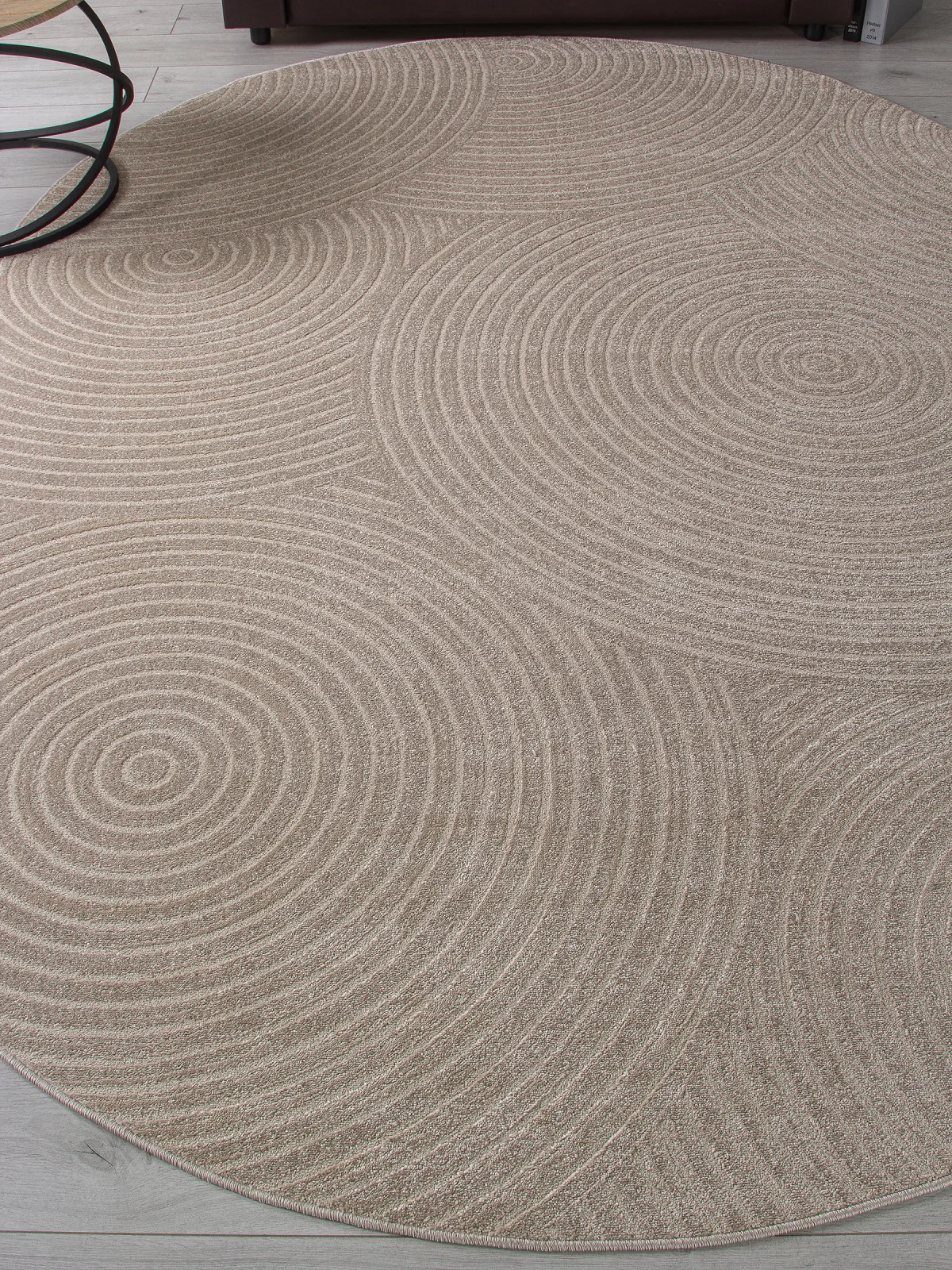Минимализм ковер DIOS F410 - LIGHT BEIGE Heat-set Россия