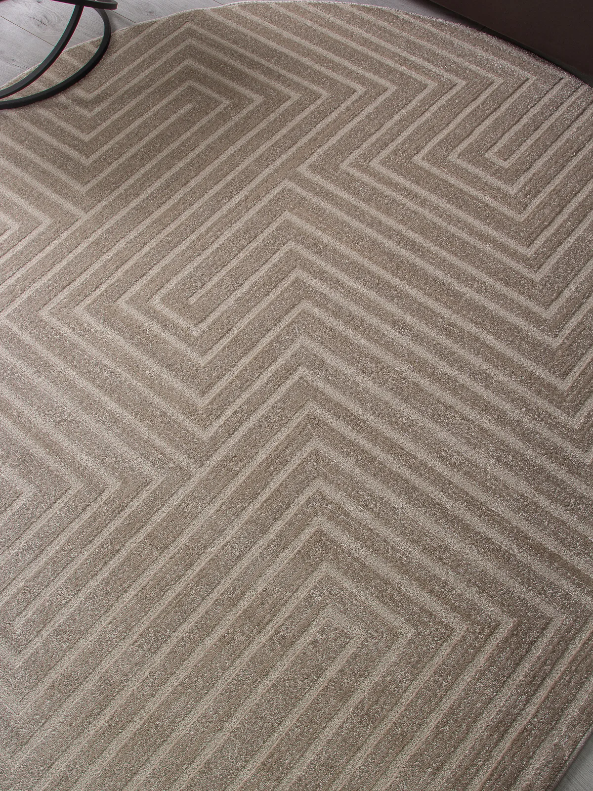 Современный ковер DIOS F412 - LIGHT BEIGE Heat-set Россия