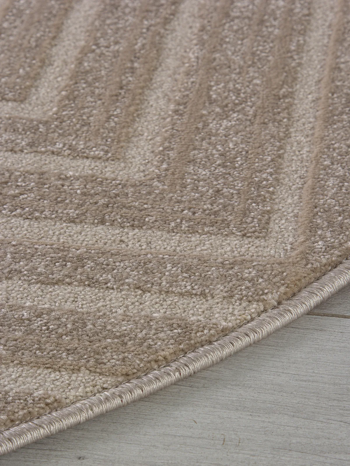 Современный ковер DIOS F412 - LIGHT BEIGE Heat-set Россия