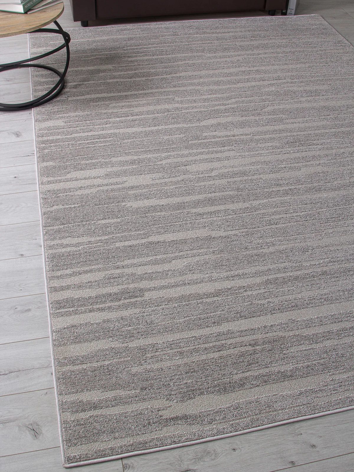 Современный ковер DIOS F441 - LIGHT GRAY Heat-set Россия