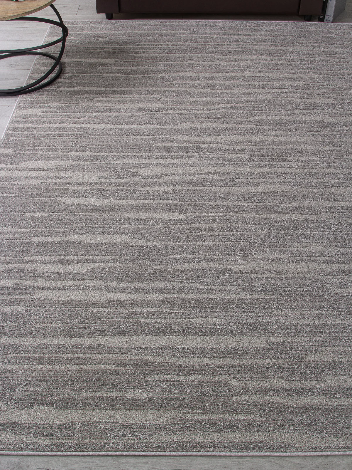 Современный ковер DIOS F441 - LIGHT GRAY Heat-set Россия