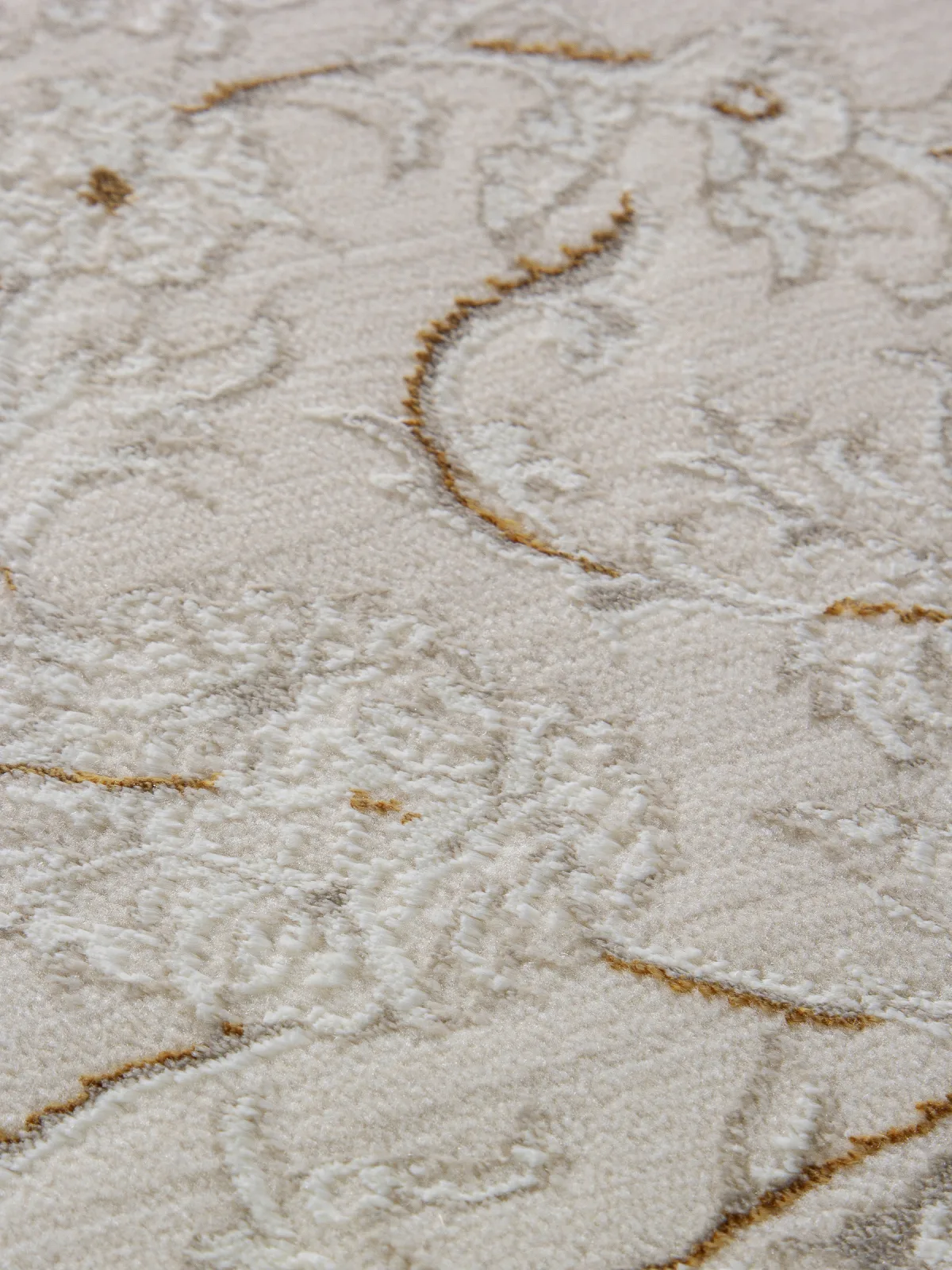 Классический ковер ZARINA M107A - CREAM / CREAM полиэстер Турция