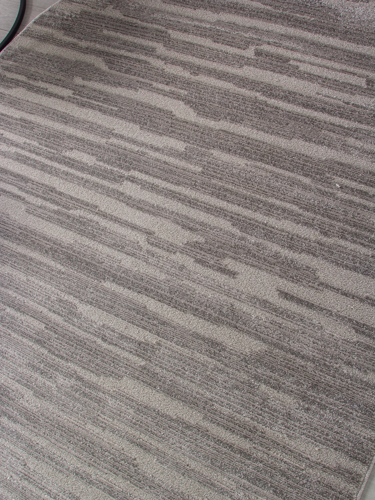 Современный ковер DIOS F441 - LIGHT GRAY Heat-set Россия