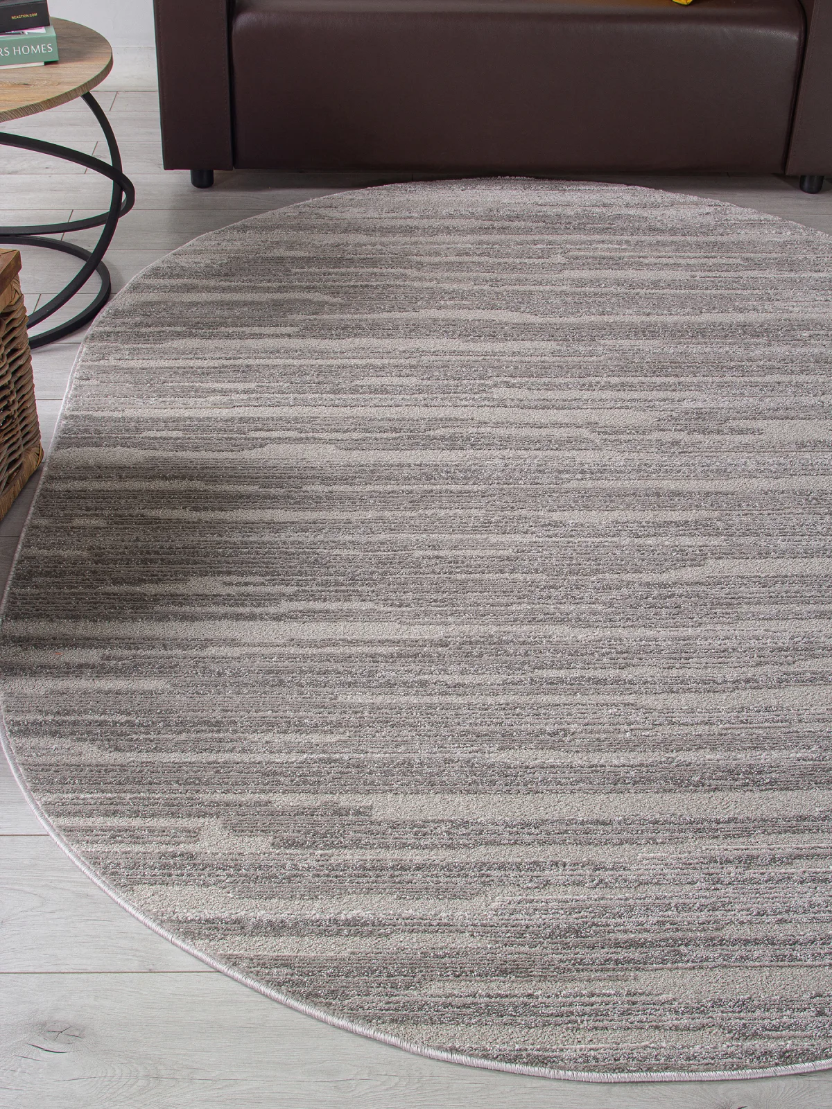 Современный ковер DIOS F441 - LIGHT GRAY Heat-set Россия