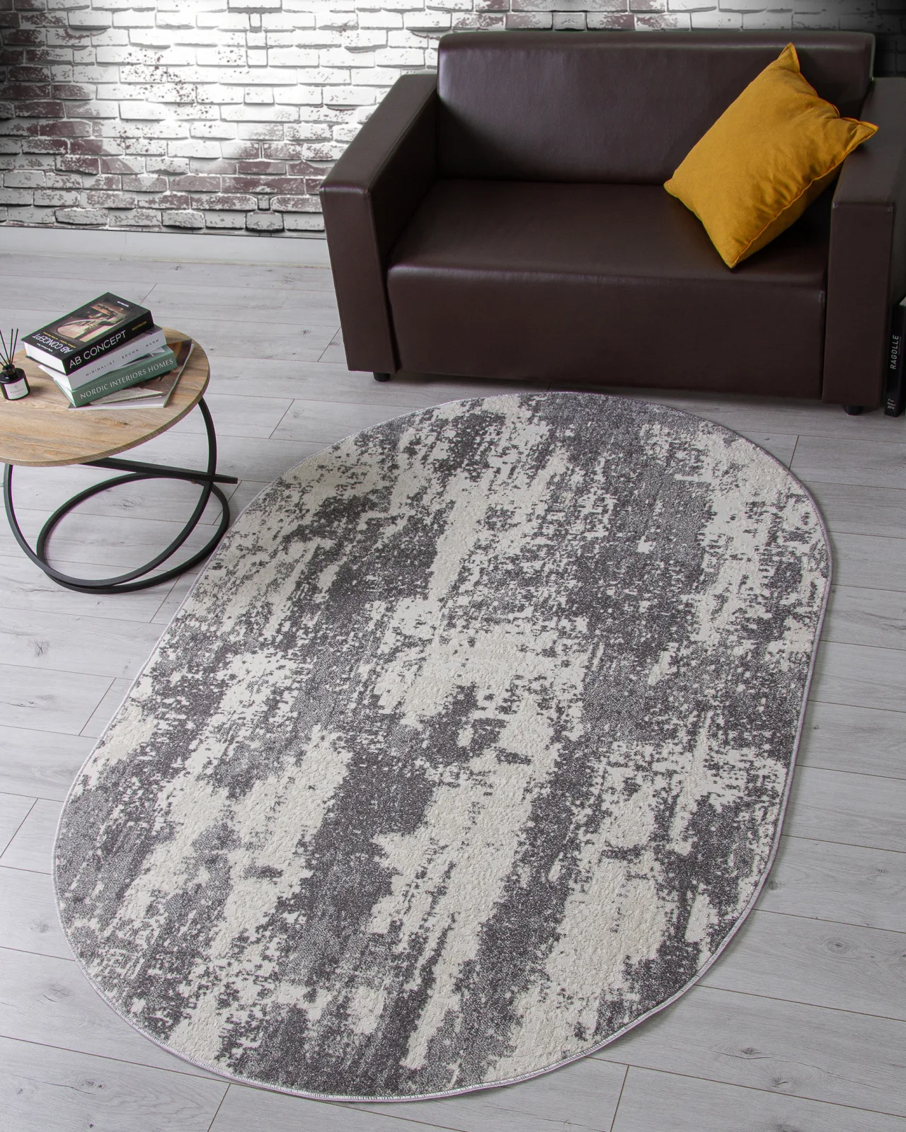 Лофт ковер NATUREL F229 - GRAY фризе Россия