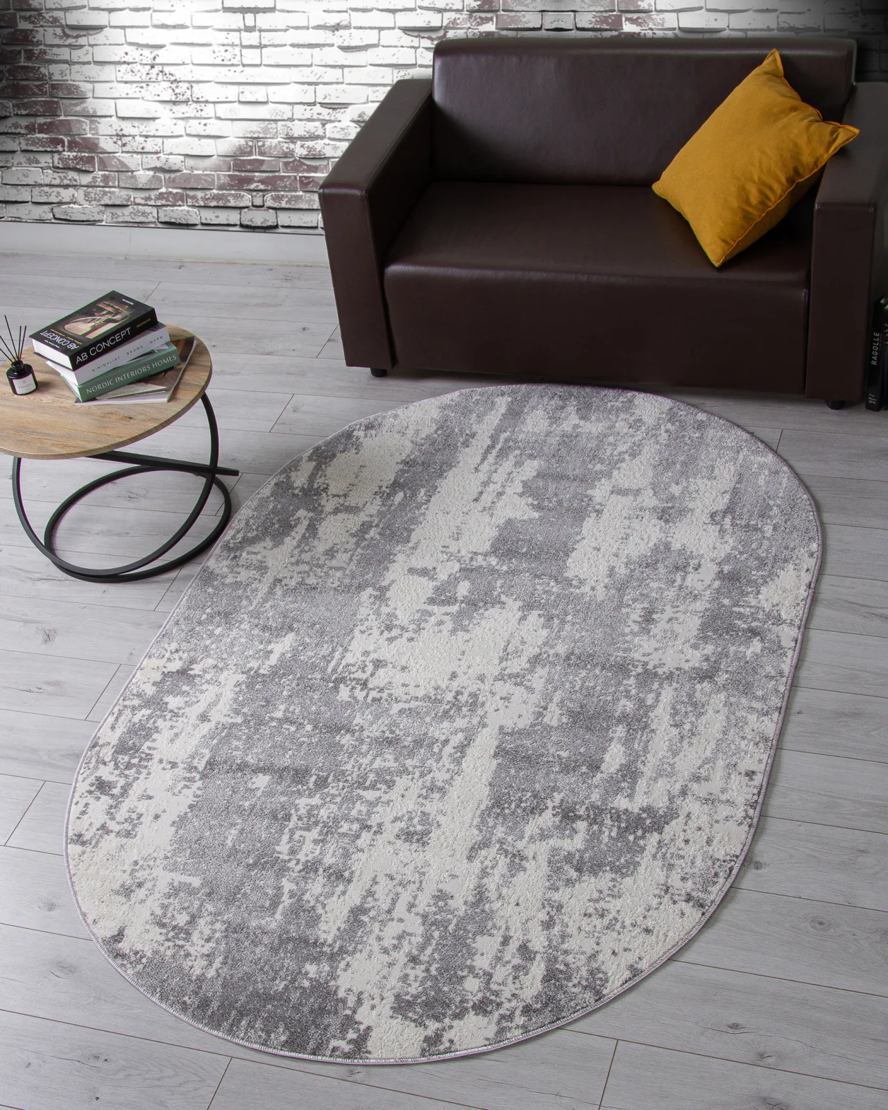 Лофт ковер NATUREL F229 - GRAY фризе Россия