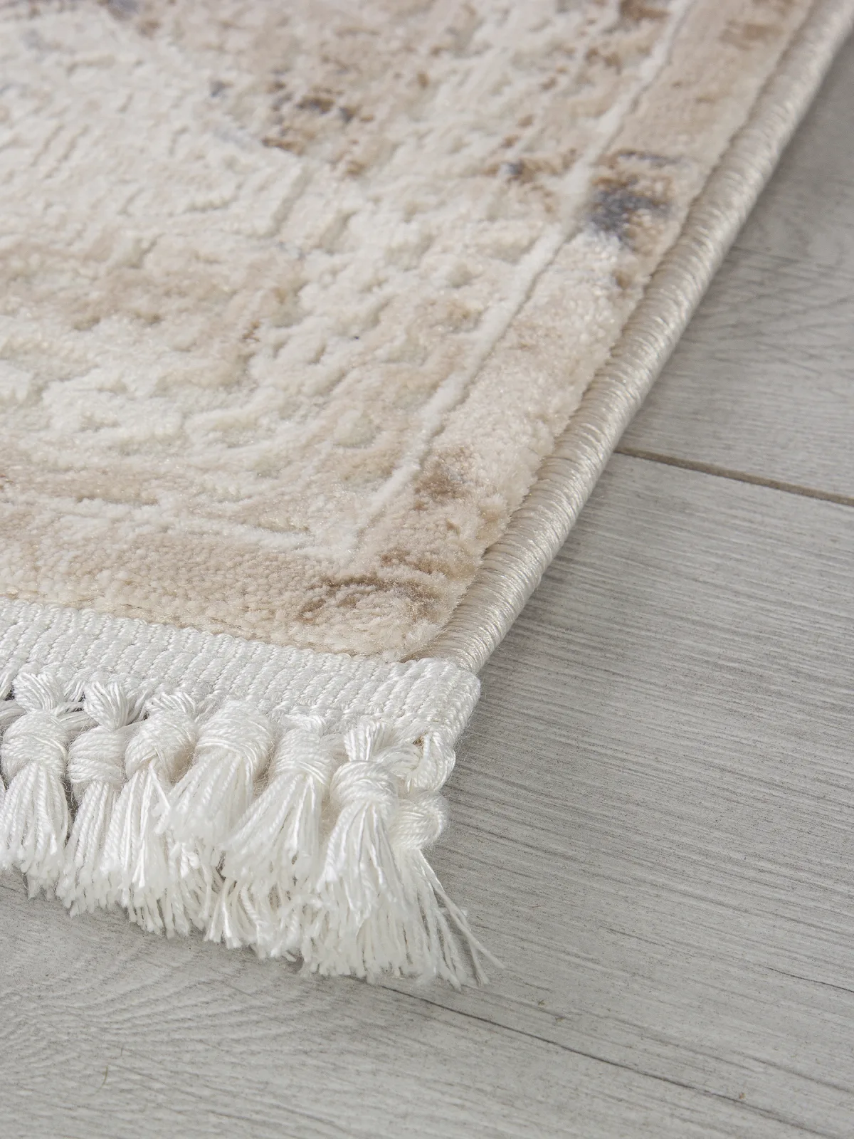 Классический ковер Jasmine 35905A - CREAM / CREAM Heat-set Турция
