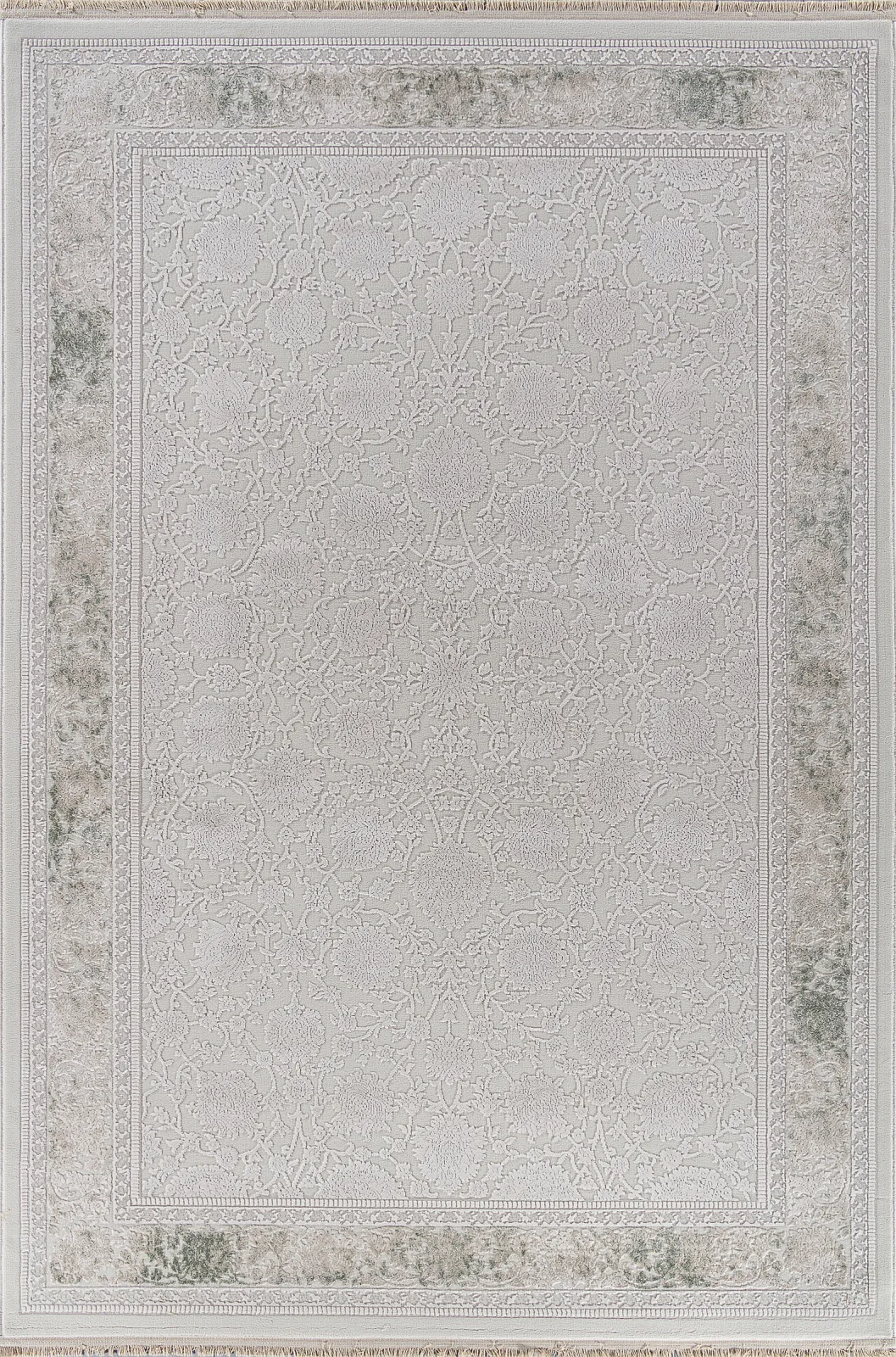 Классический ковер Jasmine 35897B - CREAM / CREAM Heat-set Турция
