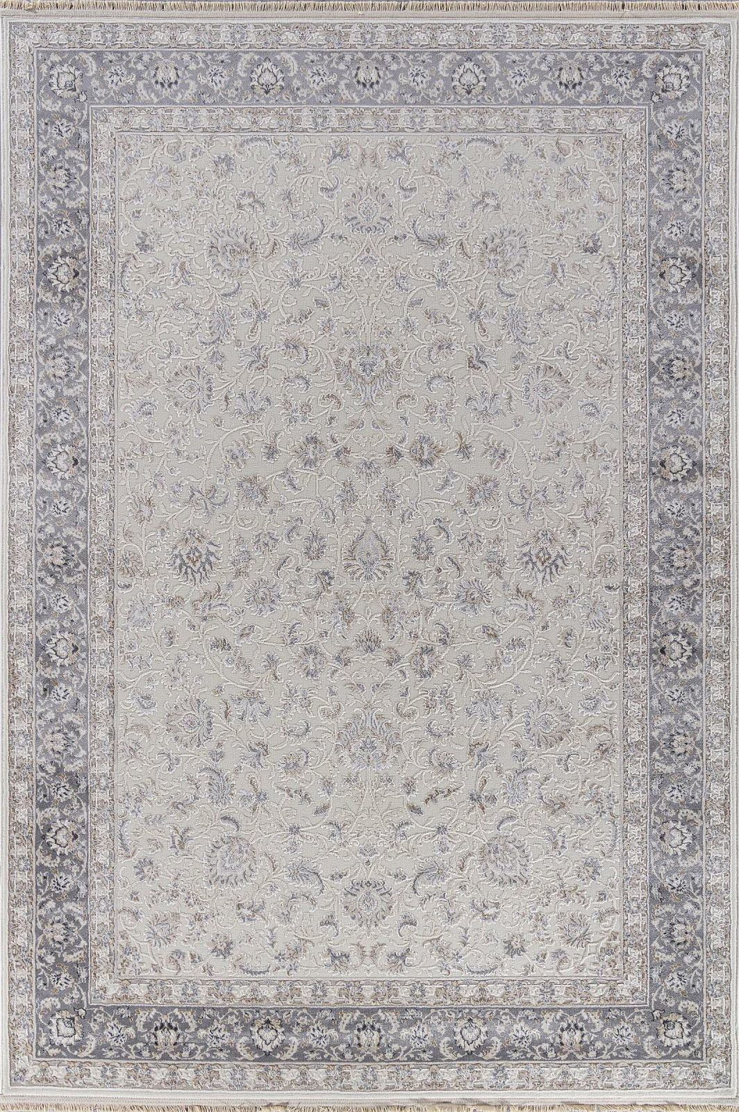 Классический ковер Jasmine 35831A - CREAM / L.GREY Heat-set Турция