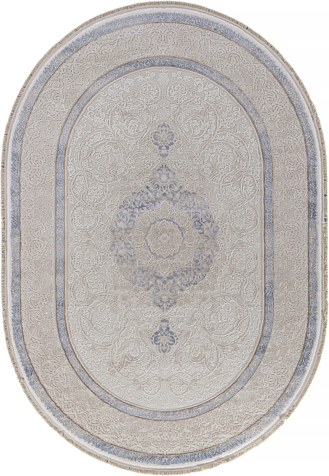 Классический ковер Jasmine 30950U - CREAM / CREAM Heat-set Турция