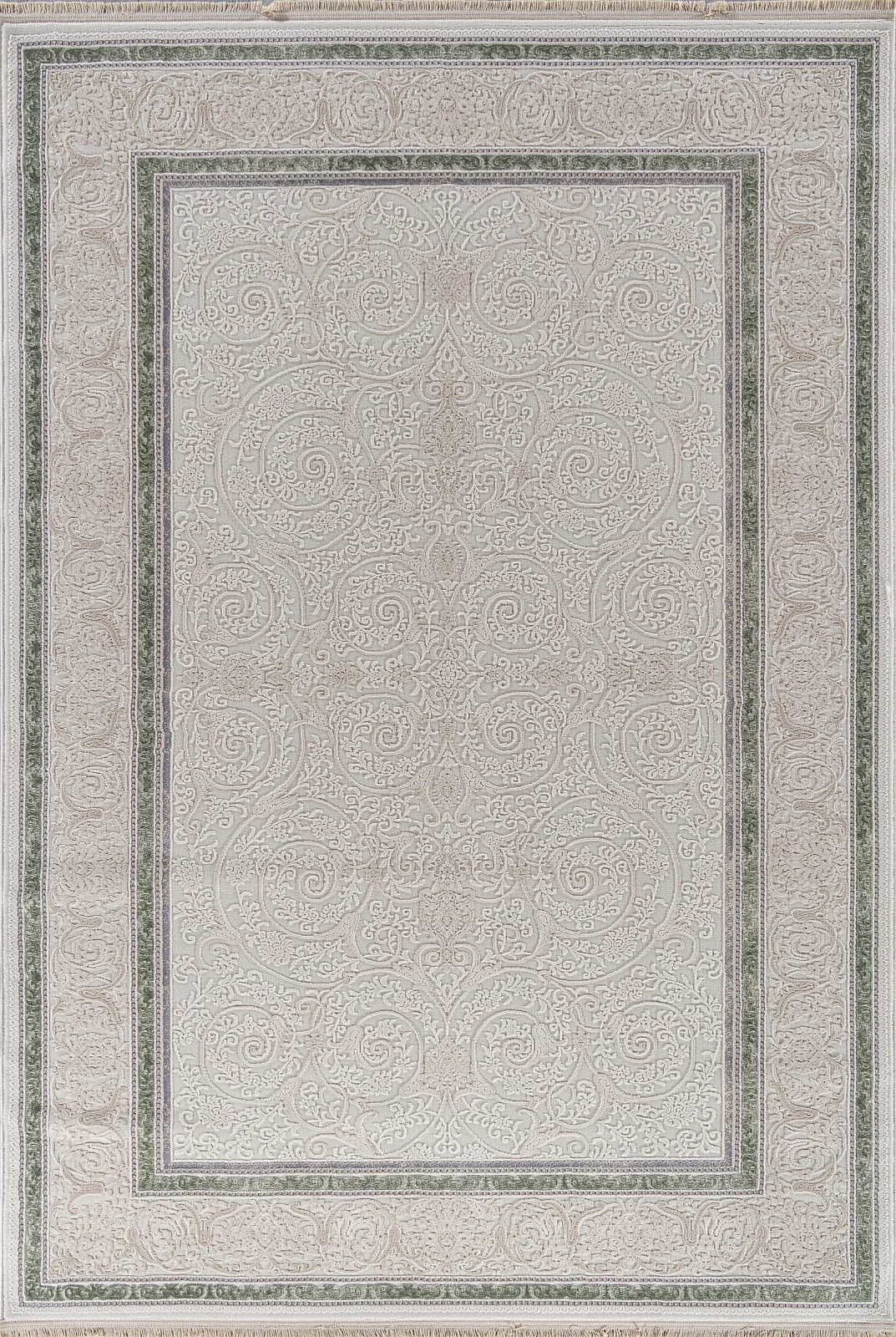 Классический ковер Jasmine 30896D - CREAM / CREAM Heat-set Турция