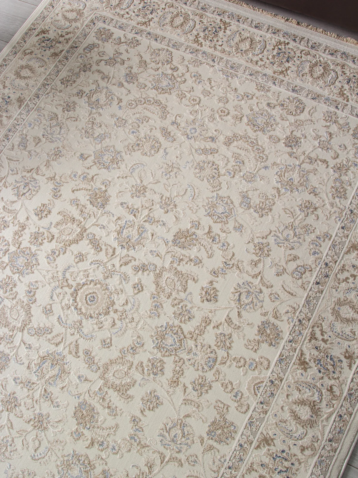 Классический ковер Jasmine 35826A - CREAM / BEIGE Heat-set Турция