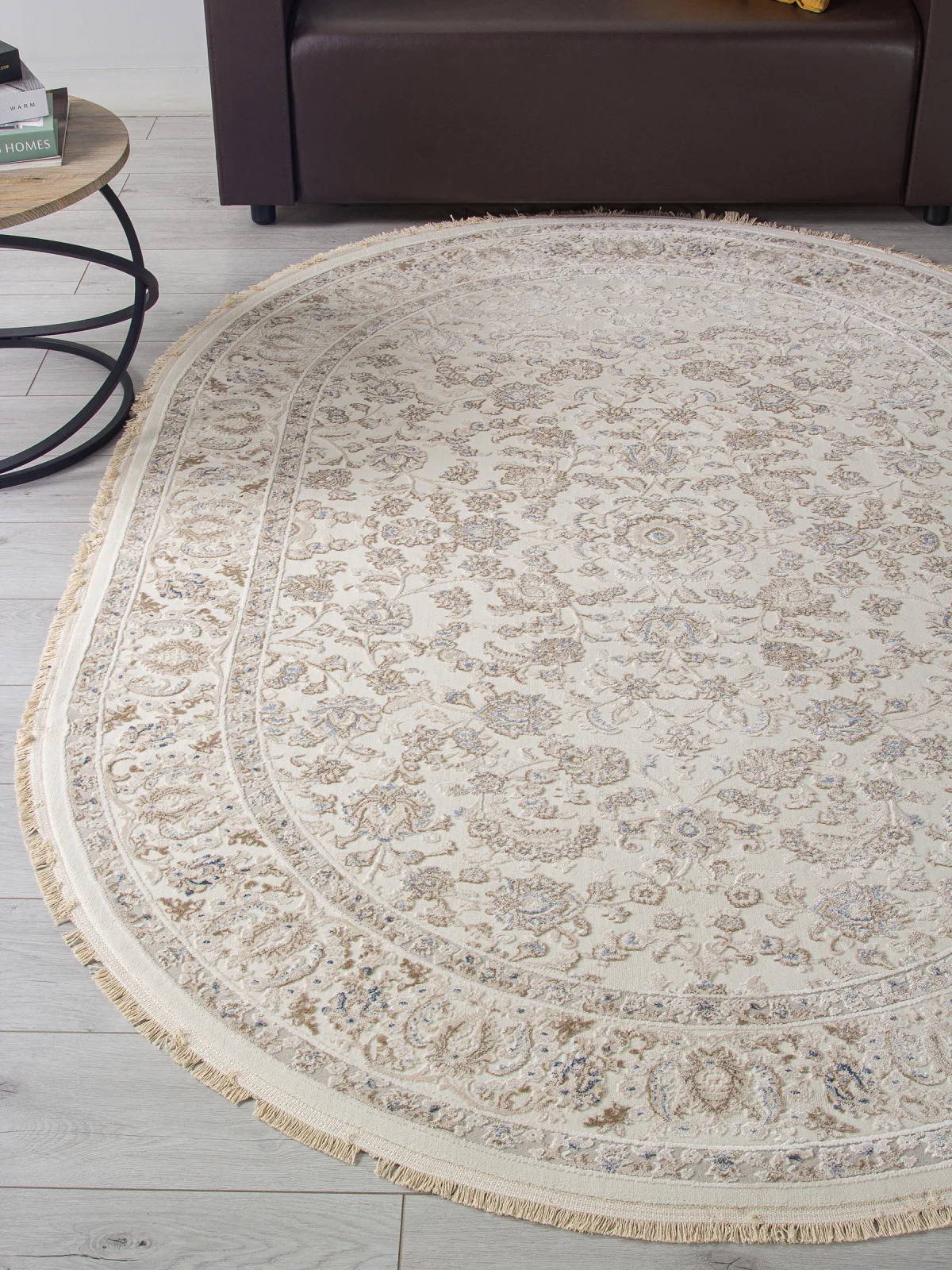 Классический ковер Jasmine 35826Z - CREAM / BEIGE Heat-set Турция
