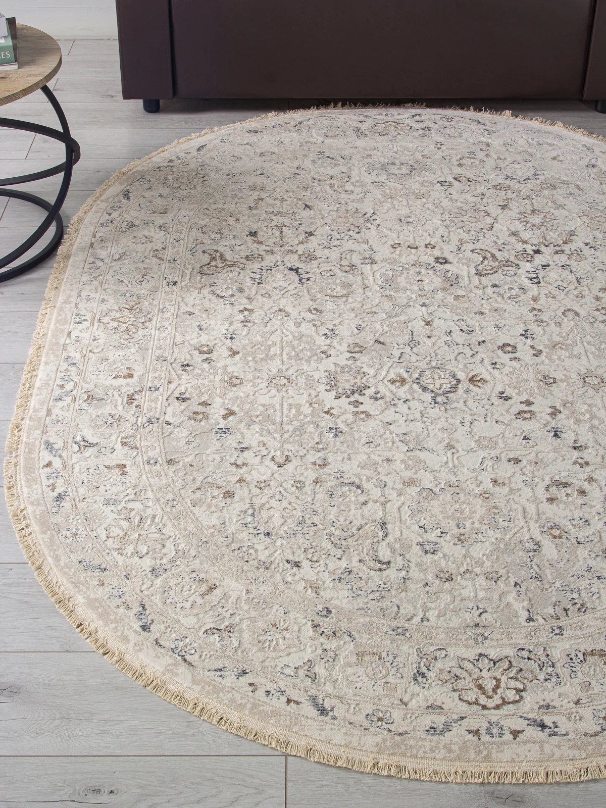 Классический ковер Jasmine 35981Z - CREAM / CREAM Heat-set Турция