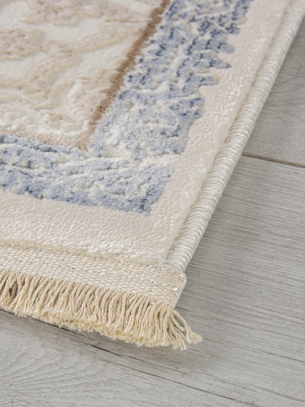 Классический ковер Jasmine 30950D - CREAM / CREAM Heat-set Турция