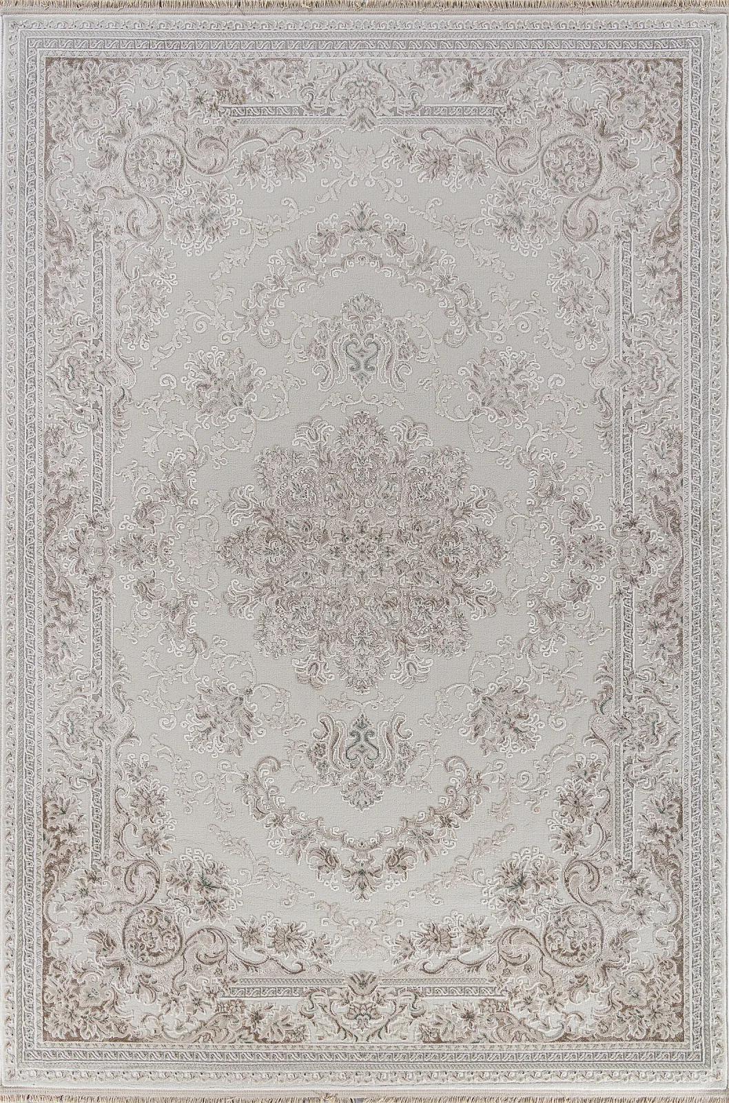 Классический ковер Jasmine 35760A - CREAM / CREAM Heat-set Турция